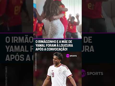 A FAMÍLIA DO LAMINE YAMAL COMEMOROU DEMAIS A CONVOCAÇÃO! 🥹🇪🇸💎 #shorts thumbnail