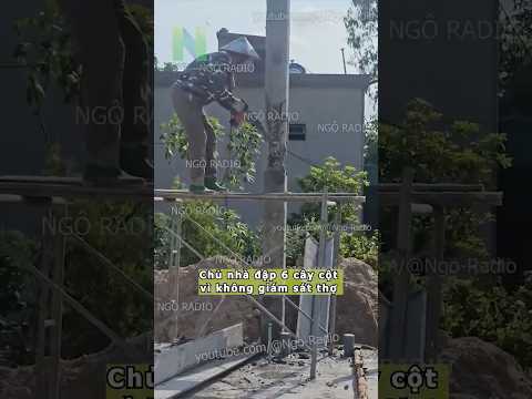 Chủ nhà đập 6 cây cột vì không giám sát thợ thumbnail