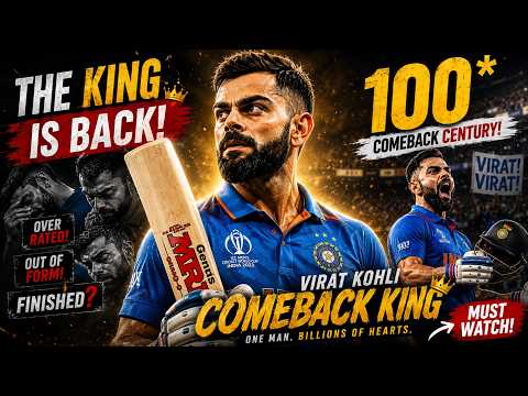 Virat Kohli Comeback Story ?? | King Kohli Is Back! Emotional Cricket Motivation thumbnail