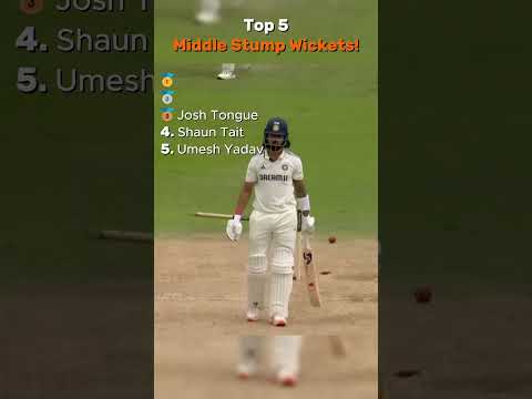 Top 5 Middle Stump Wickets! thumbnail