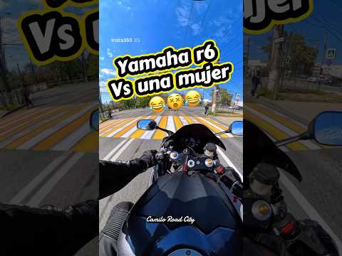 Yamaha r6 vs una mujer #humor #automobile #moto #Yamahar6  #r6 thumbnail