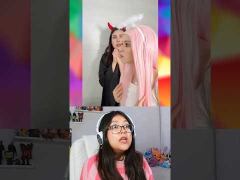 ANGELITA CAMBIA DE CABELLO POR DIABLITA @joozy2 #curiosidades #humor thumbnail
