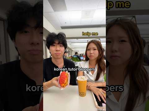 rizzing up my korean tutor 😳 #short thumbnail