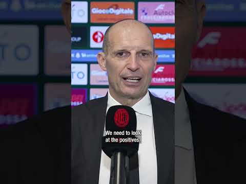 Allegri's post-match reaction | #SassuoloMilan | #shorts thumbnail