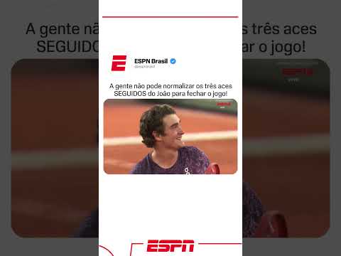 ISSO NÃO É NORMAL! 😱 TRÊS ACES SEGUIDOS DE JOÃO FONSECA #shorts thumbnail