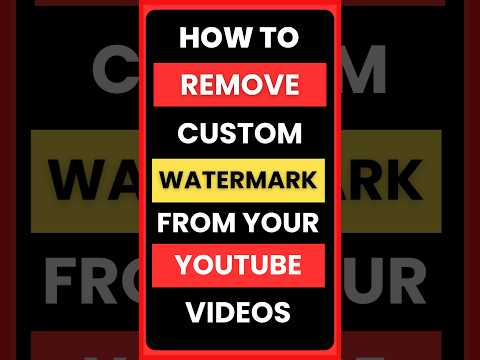 How to Remove the Small Logo from Your YouTube Videos thumbnail