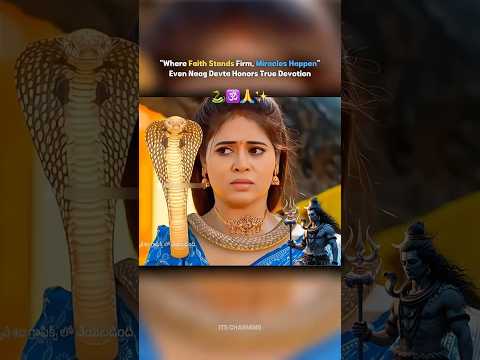 When Faith Is True, Miracles Happen — Even Naag Devta Gives Blessings. 🐍🕉️🙏✨ thumbnail