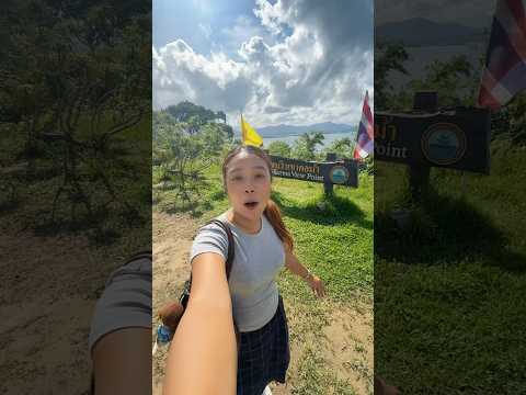 จะเห็นคอม้าไหมนะ? 🐴⛰️🌊#ลองดู #จุดชมวิวเขาคอม้า #หมูหมีจัดให้ #travel #ระนอง thumbnail