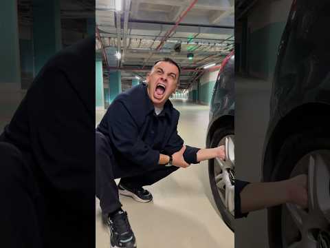 Elim Araba Jantına Sıkıştı #shorts thumbnail