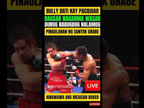 BULLY DATI KAY PACQUIAO! BINUGBOG NG KALABAN BAGSAK! NAKA HANAP NG KATAPAT! thumbnail