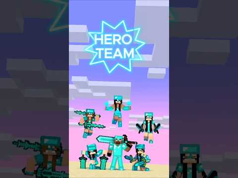 Steve Pro Team Vs Herobrine Pro Team #shorts #minecraft #aphmau #helpherobrine #minecraftshorts thumbnail