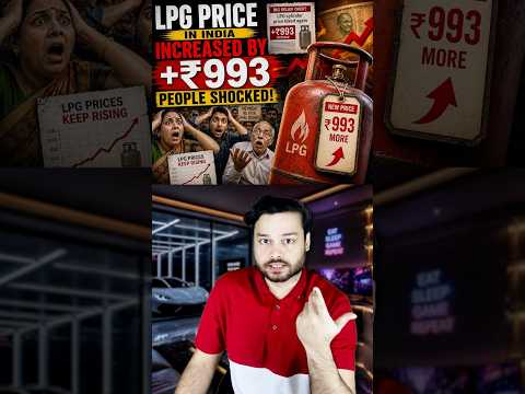 Gas Cylinder Price INCREASED By ₹993 - LPG Shortage in India #shorts thumbnail