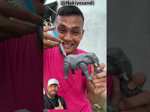 Pinchando elefante juguete Nekiyosandi thumbnail