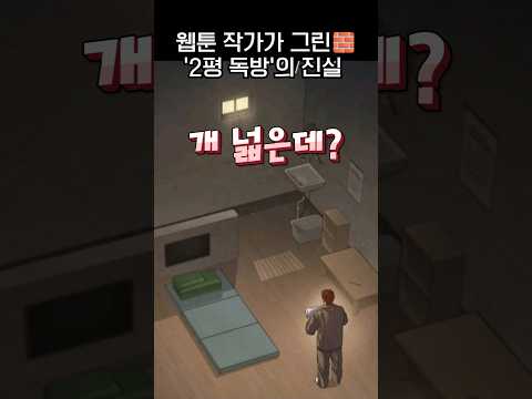 웹툰 작가가 그린 '2평 독방'의 진실🧱.jpg thumbnail