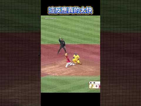 這球游擊手反應超快 伸長手不但撈到球還傳準抓出局數 thumbnail