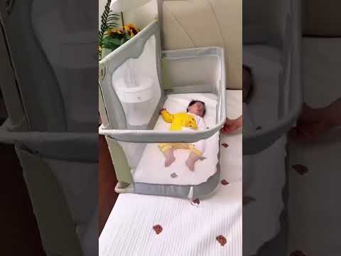 ? Portable baby beds for home –Baby Comfy Safety Lightweight Bed Side Crib (# 2346 ) ‪ thumbnail