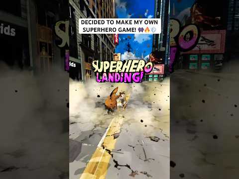 Decided to make my own Superhero Game! “Superhero Simulator” 👾 #fyp #shorts #superhero thumbnail