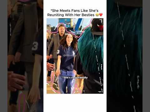 She Meets Fans Like She’s Reuniting With Her Besties ?❤️ #BillieEilish thumbnail