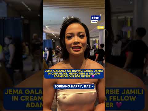 Jema Galanza on having Barbie Jamili in Creamline, mentoring a fellow Adamson winger | #OSOnTheSpot thumbnail