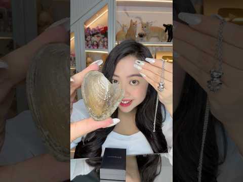BIKIN KALUNG MUTIARA DARI KERANG ASLI 😍 | Klara Tania #shorts thumbnail
