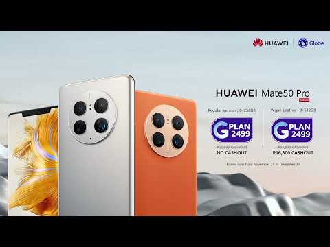 HUAWEI Mate 50 Pro | Available via Globe GPLAN 2499 thumbnail