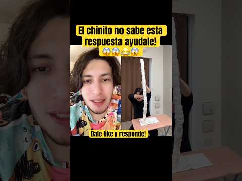 El chinito no sabe esta respuesta ayudale! 😂😂 - Hey Crispin #humor thumbnail