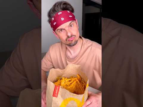 How to enjoy FRIES with CHEESE SAUCE with your friend properly?😭😂❤️🍟~ CHEFKOUDY thumbnail