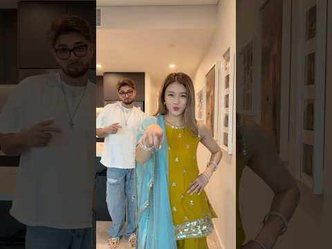 Rate her Indian dance 💃🏻 #shorts #couple  #relationship thumbnail