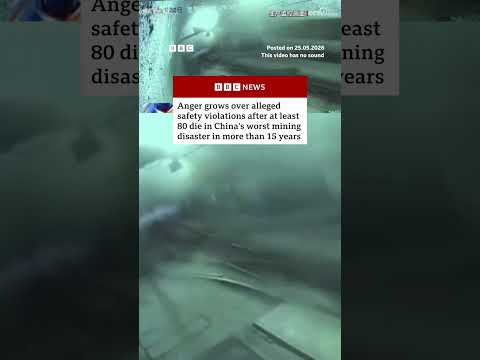 Anger grows after China's deadliest coal mining disaster in years. #China #BBCNews thumbnail