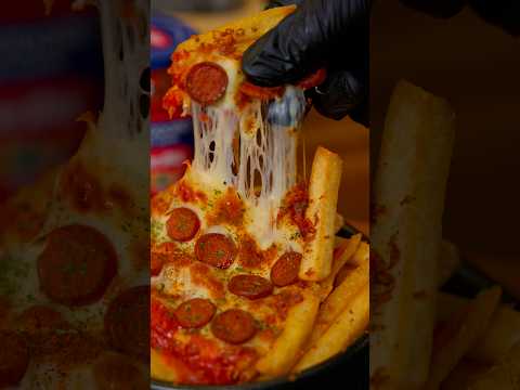 Fries Pizza Bowl 🧀🍕🍅 #shorts #cooking #food thumbnail