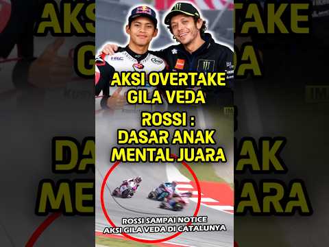 Bukan Maximo Quiles! Rossi Dibuat Kagum oleh Aksi Gila Veda Buat MOTO3 GEGER!! #vidioshort thumbnail