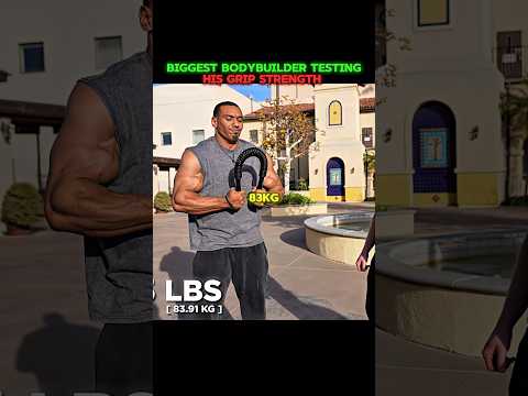 Strongest Bodybuilder on the Planet and His Grip Strength #armwrestling thumbnail