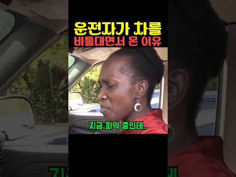 운전자가 차를 비틀대면서 몬 이유 thumbnail