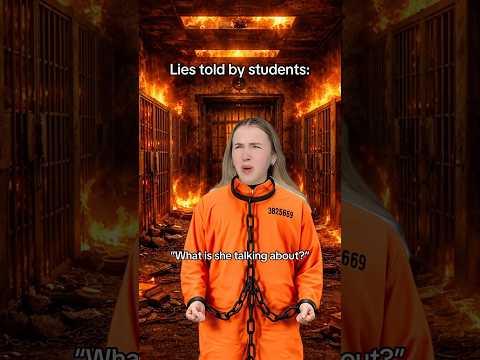 Lies told by students #pov #comedy #skit #relatable thumbnail