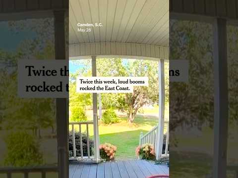 Loud Booms Heard Along the East Coast thumbnail