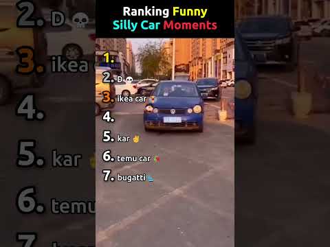 Ranking Funny Silly Car Moments #funny thumbnail