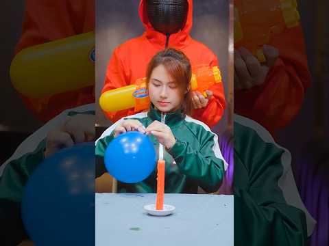 Balloon vs Fire? It Didn’t Pop! 🔥🎈 #anhchinh #kpop #squidgamchallenge #challenge thumbnail