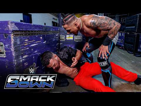 Carmelo Hayes blindsides Ricky Saints backstage: SmackDown highlights, May 22, 2026 thumbnail