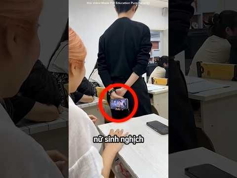 Nữ sinh Bắt thầy giáo chơi game trong giờ học thumbnail