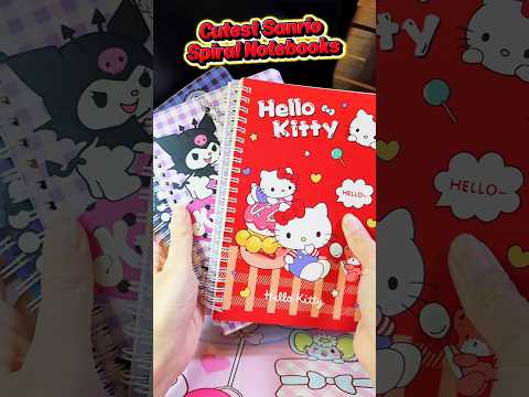 Which Sanrio Notebook Would You Choose? 🩷 #sanrio #kawaii #stationery thumbnail