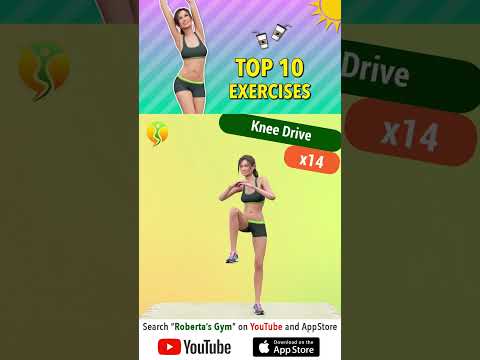 #top10 #exercises to #energizeyourday and #burncalories @RobertasGym  #homeworkout #weightloss thumbnail