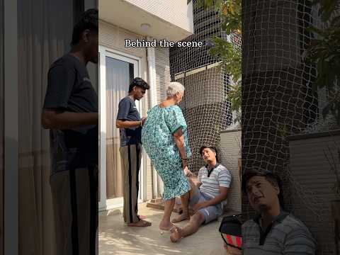 Behind the scene vs the result 🎥 dadi pota transformation 🔥 how’s it ? #bihariladka thumbnail