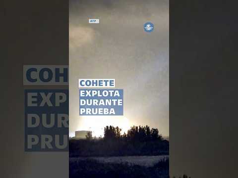 Explota cohete de Blue Origin durante prueba #shorts thumbnail