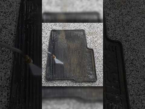 ASMR Cleaning of a Truck's Rubber Floor Mat! thumbnail