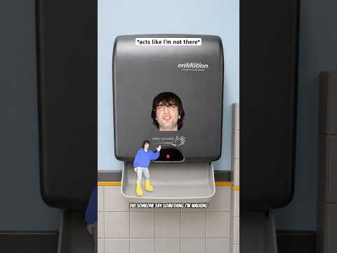 When The Paper Towel Dispenser Doesn’t Sense Your Motion ? #shorts #relatable thumbnail