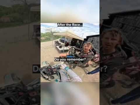 Biker Helps Concussed Opponent Finish Race... thumbnail