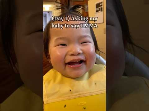 (Day 1) Asking my baby to say UMMA thumbnail