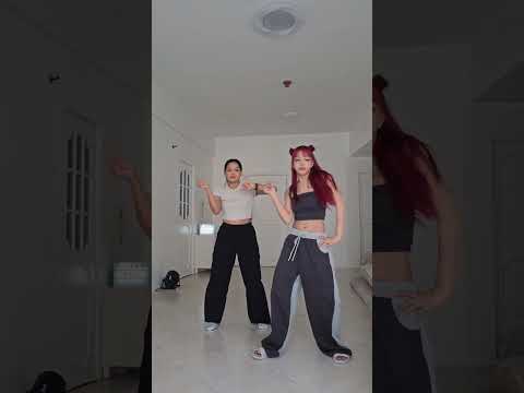 Teaching my Non K-Pop dancer sister BABYMONSTER's CHOOM dance 😅 #shorts thumbnail