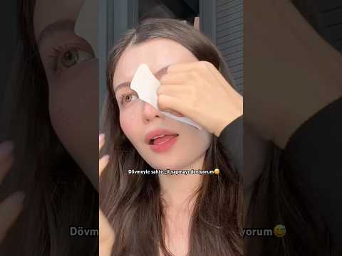 Dövmeyle çil yapmayı deniyorum😅 #meryemcan #shorts thumbnail