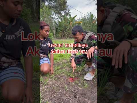 Pemroses terbentuk ya ludah pinang Papua #hiburan #papua #tni thumbnail